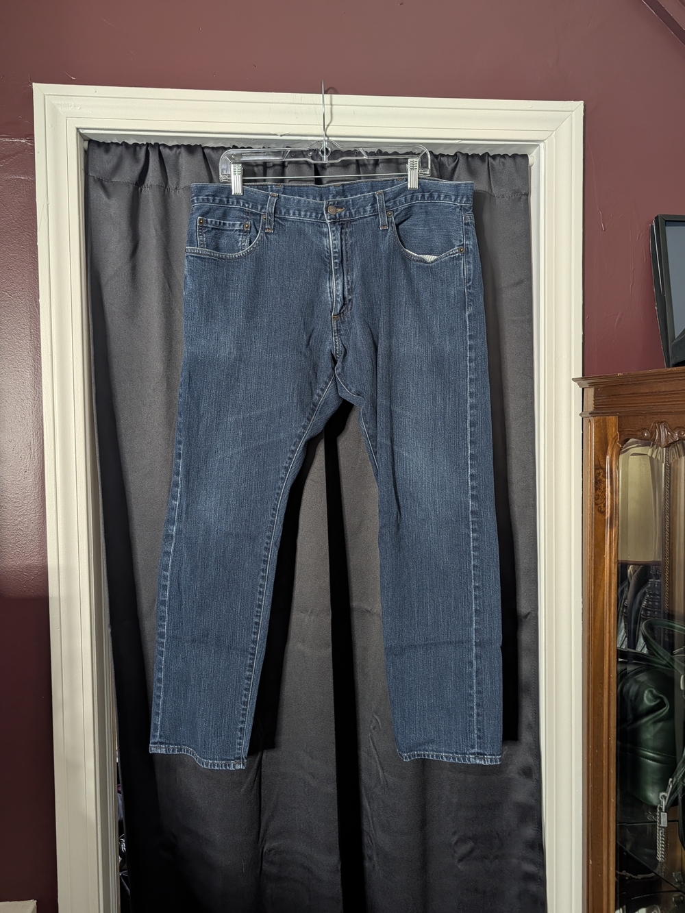 Brooks Brothers Made In USA Supima Cotton Dark Blue Denim Mens Jeans 38x30